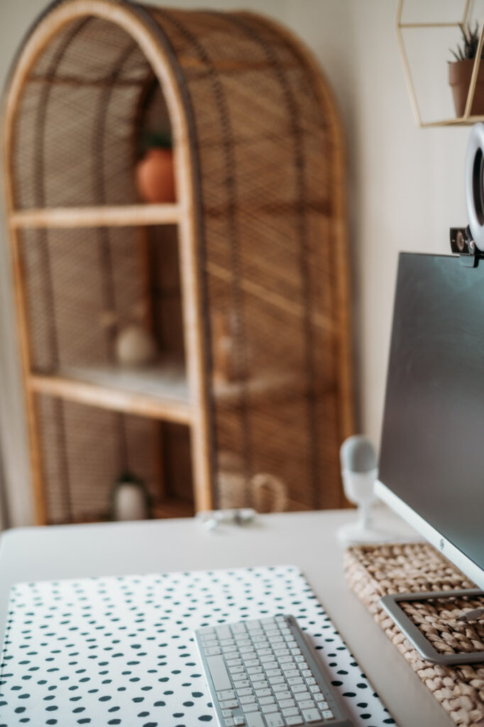 modern office space with an apple computer | ocd recovery